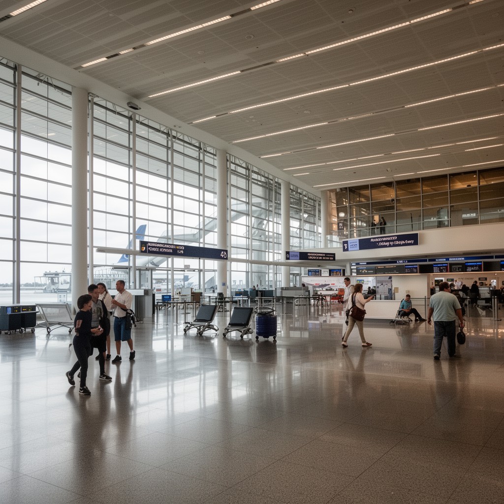 AI-generated illustration of Concourse D