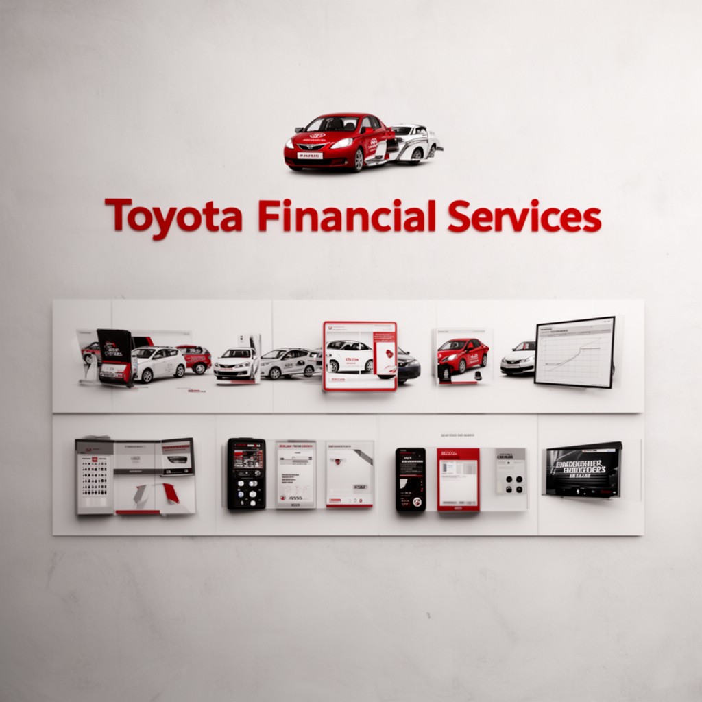 AI-generated illustration of Toyota Financial Services