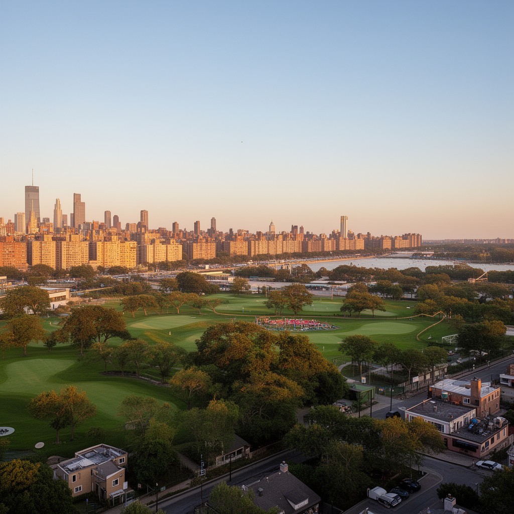 AI-generated illustration of Idlewild Golf Course