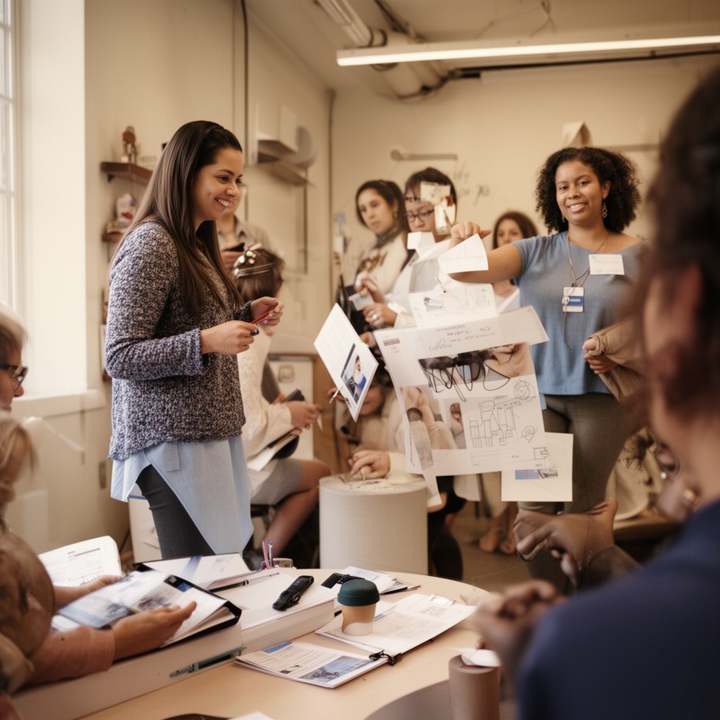 AI-generated illustration of Women and Public Policy Program