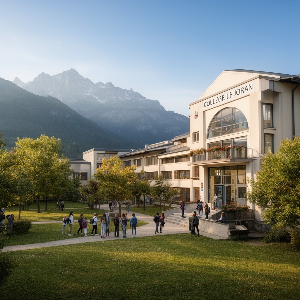AI-generated illustration of Collège Le Joran