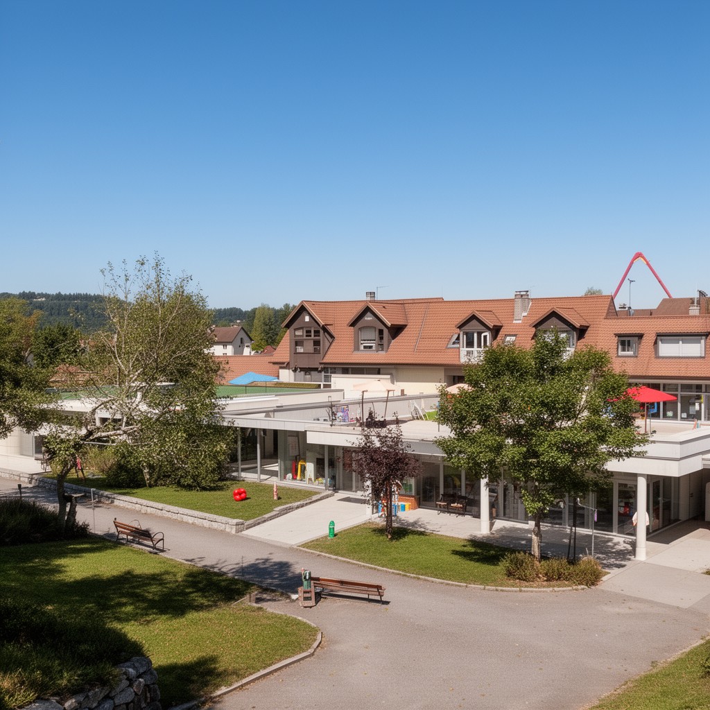 AI-generated illustration of École primaire de Prévessin