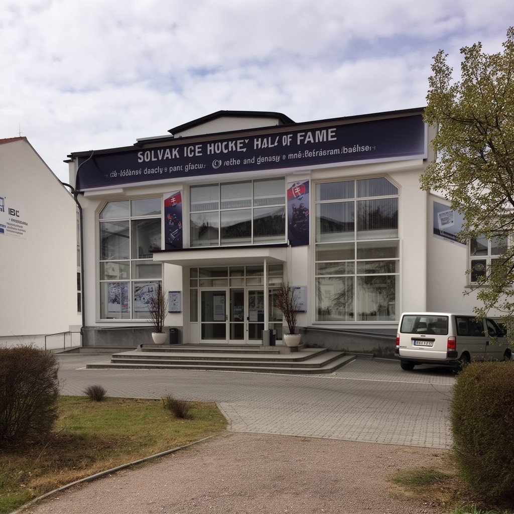AI-generated illustration of Slovak Ice Hockey Hall of Fame