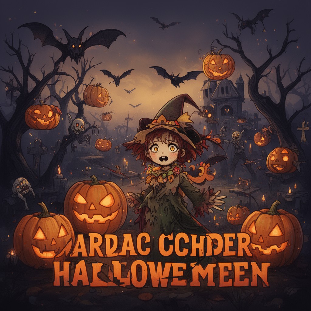 AI-generated illustration of Halloween
