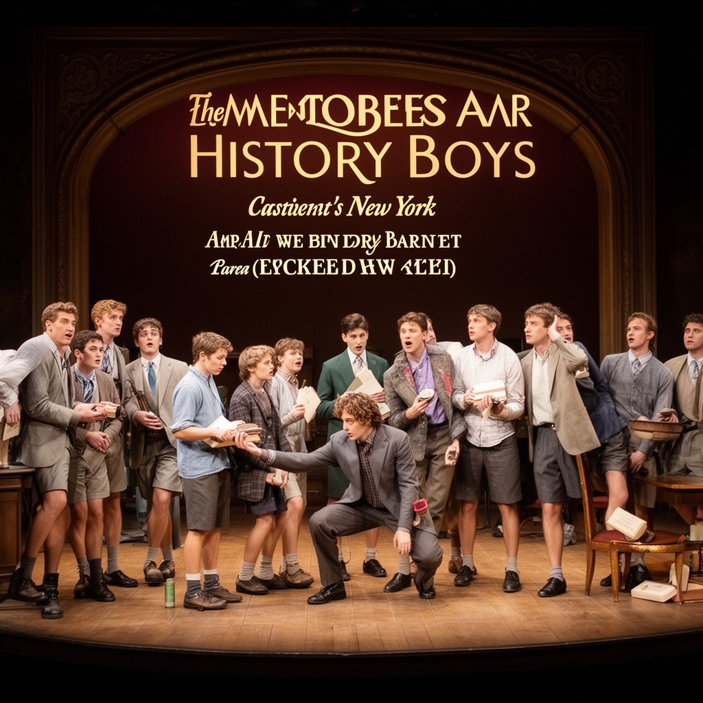 AI-generated illustration of The History Boys (Broadway production)