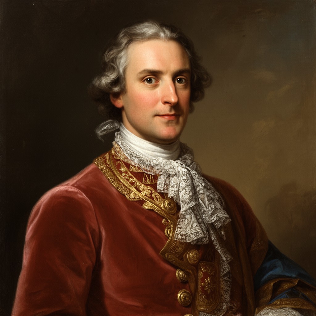 AI-generated illustration of George I of Great Britain