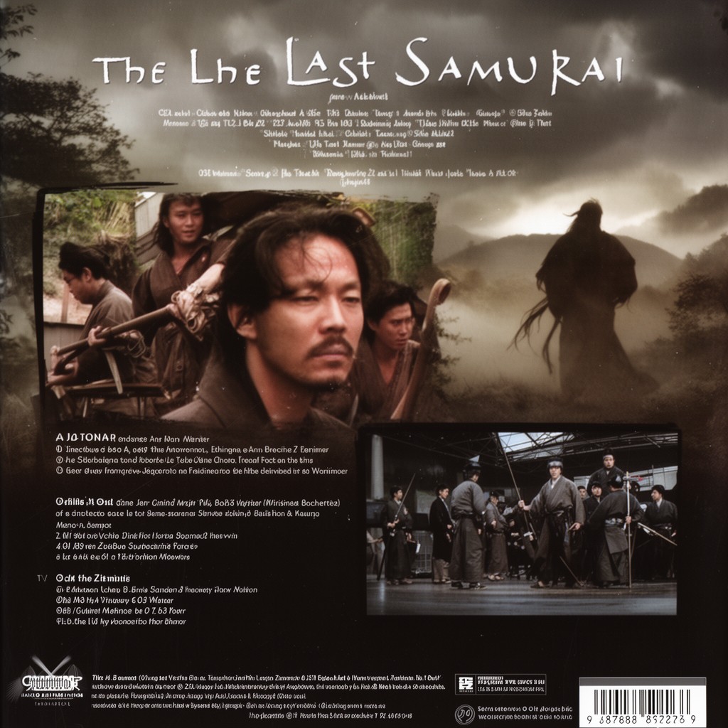 AI-generated illustration of The Last Samurai (2003 film) score