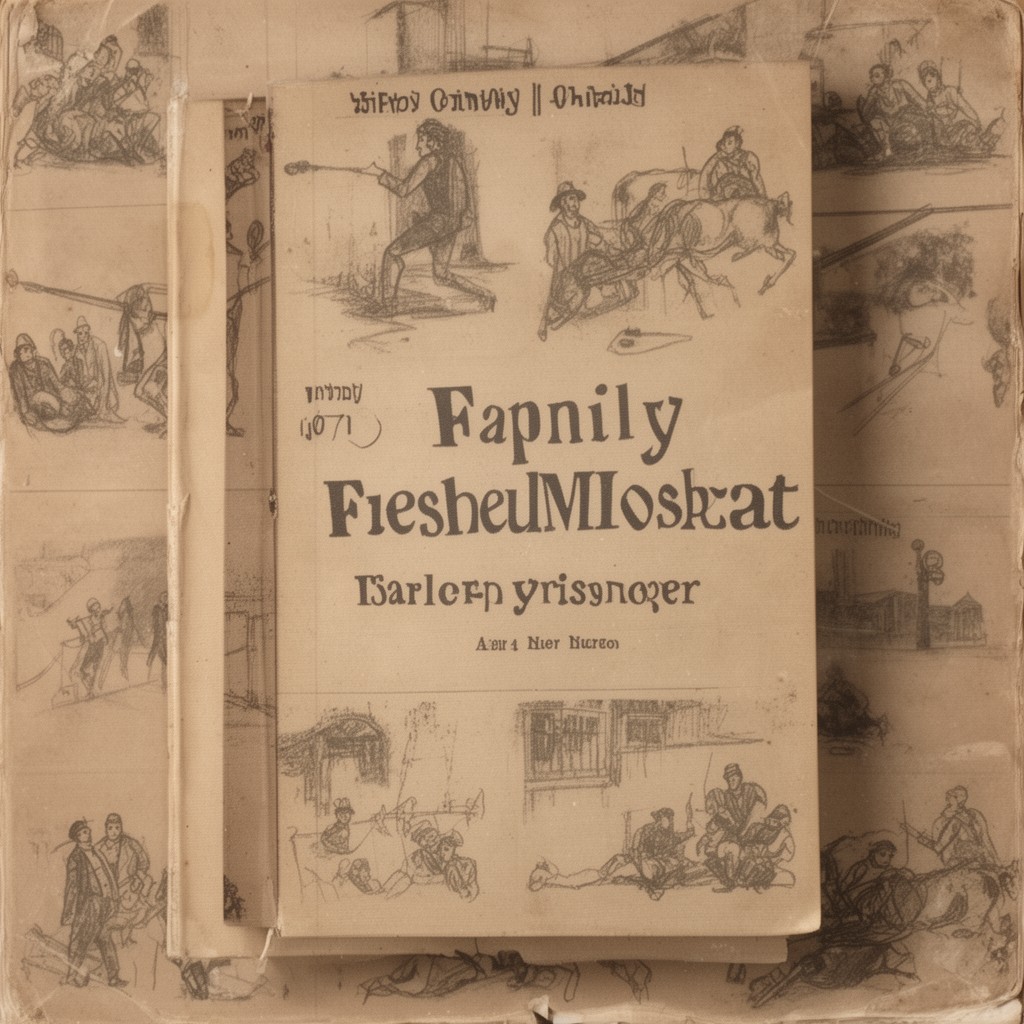 AI-generated illustration of The Family Moskat