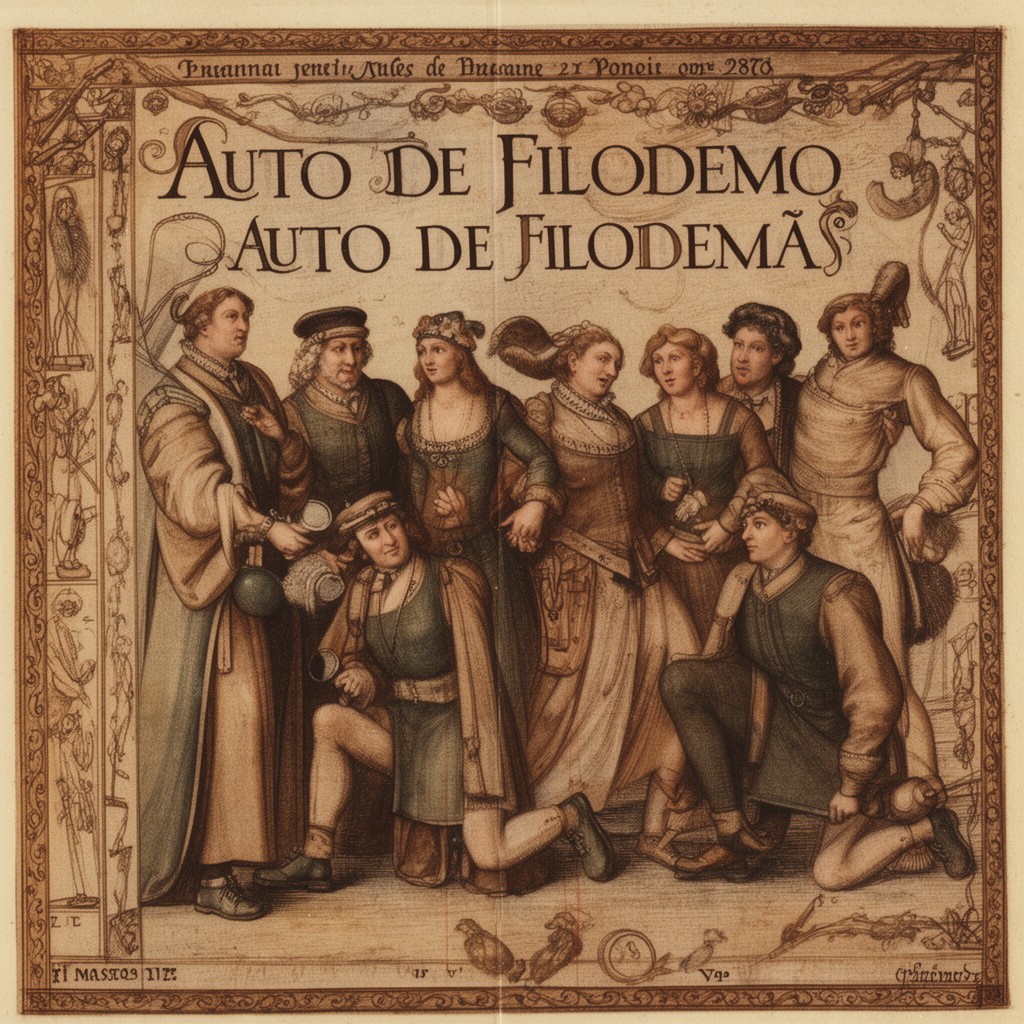 AI-generated illustration of Auto de Filodemo