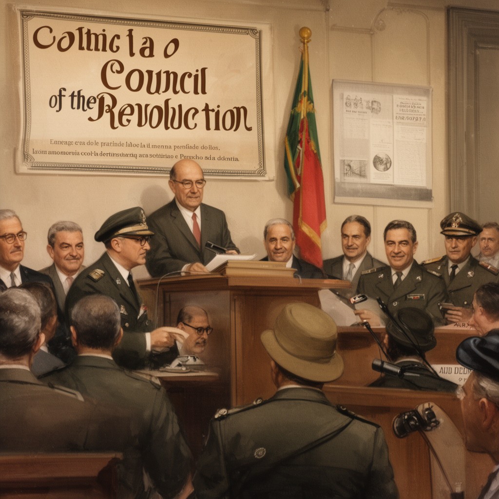 AI-generated illustration of Council of the Revolution