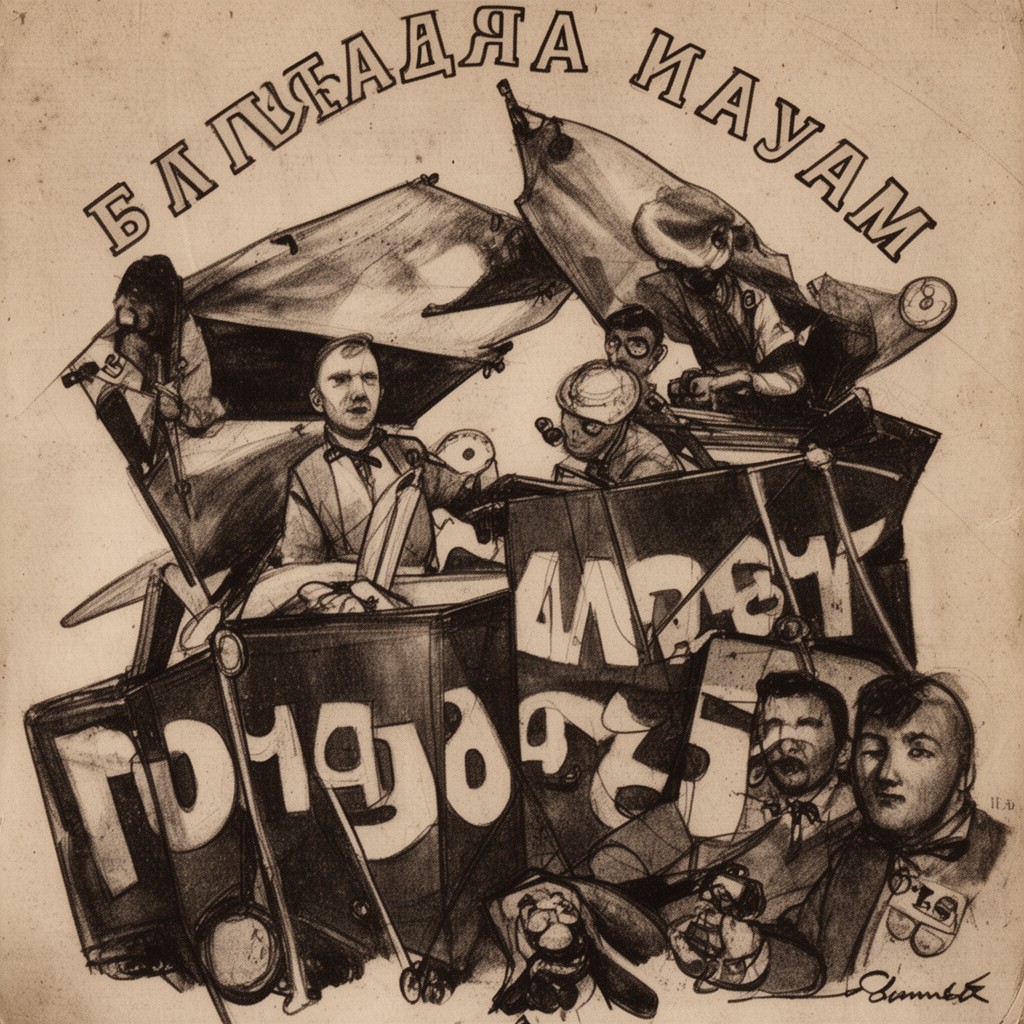 AI-generated illustration of Bulgarian State Security (DS)
