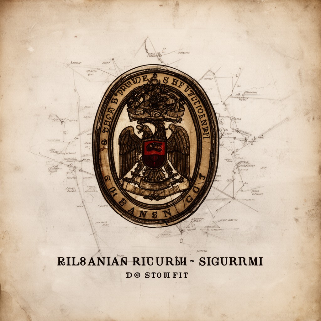 AI-generated illustration of Albanian Sigurimi