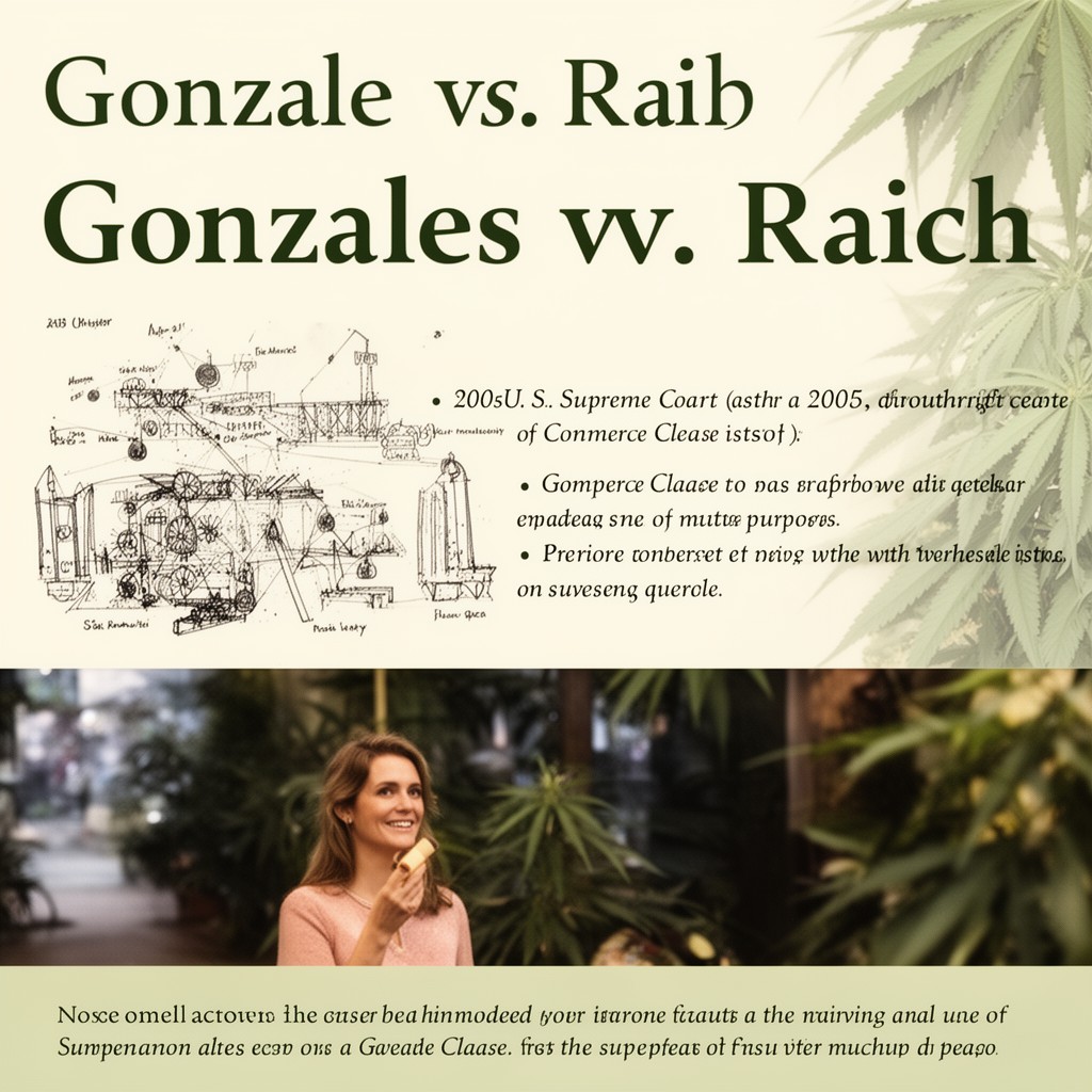 AI-generated illustration of Gonzales v. Raich