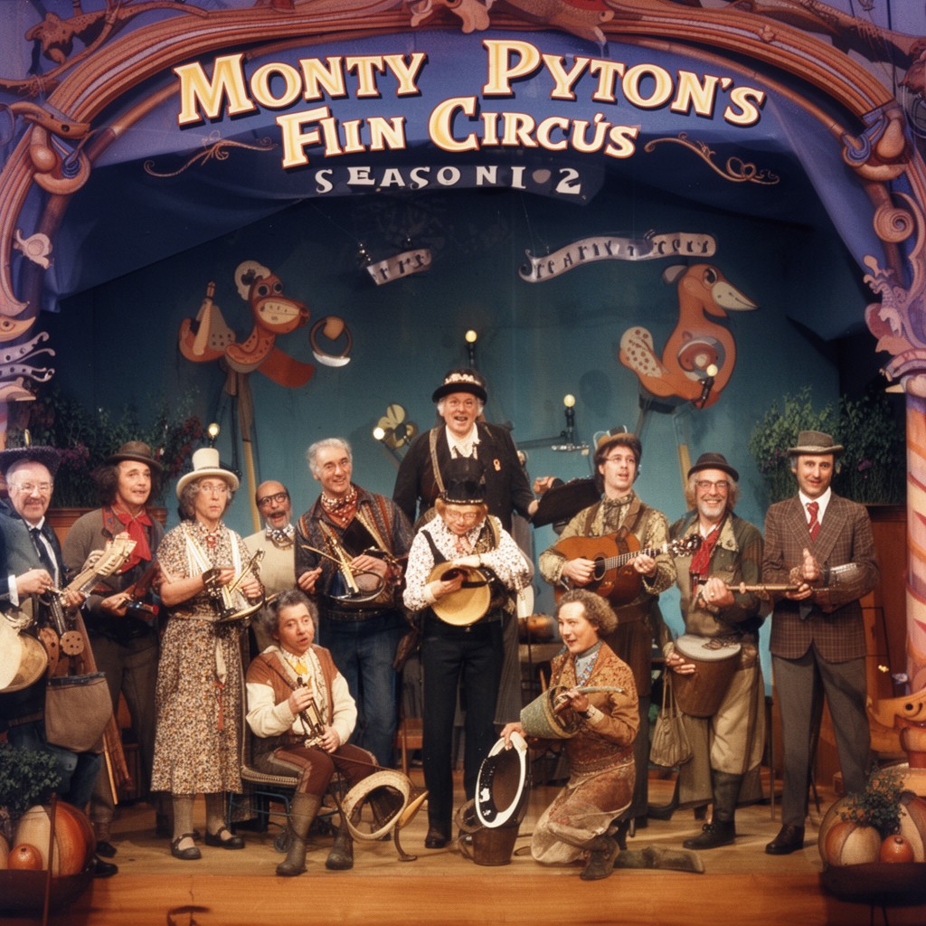 AI-generated illustration of Monty Python's Flying Circus season 2