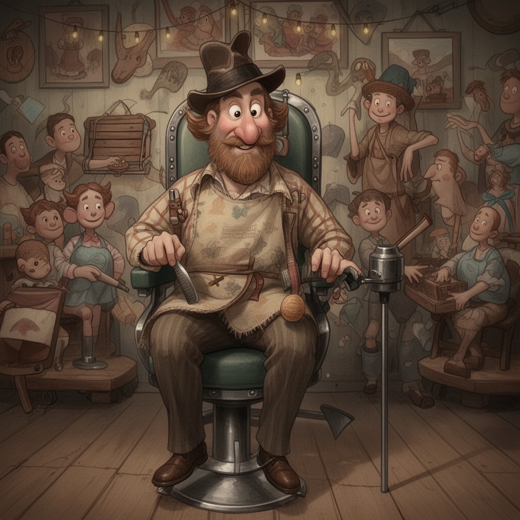 AI-generated illustration of the Barber