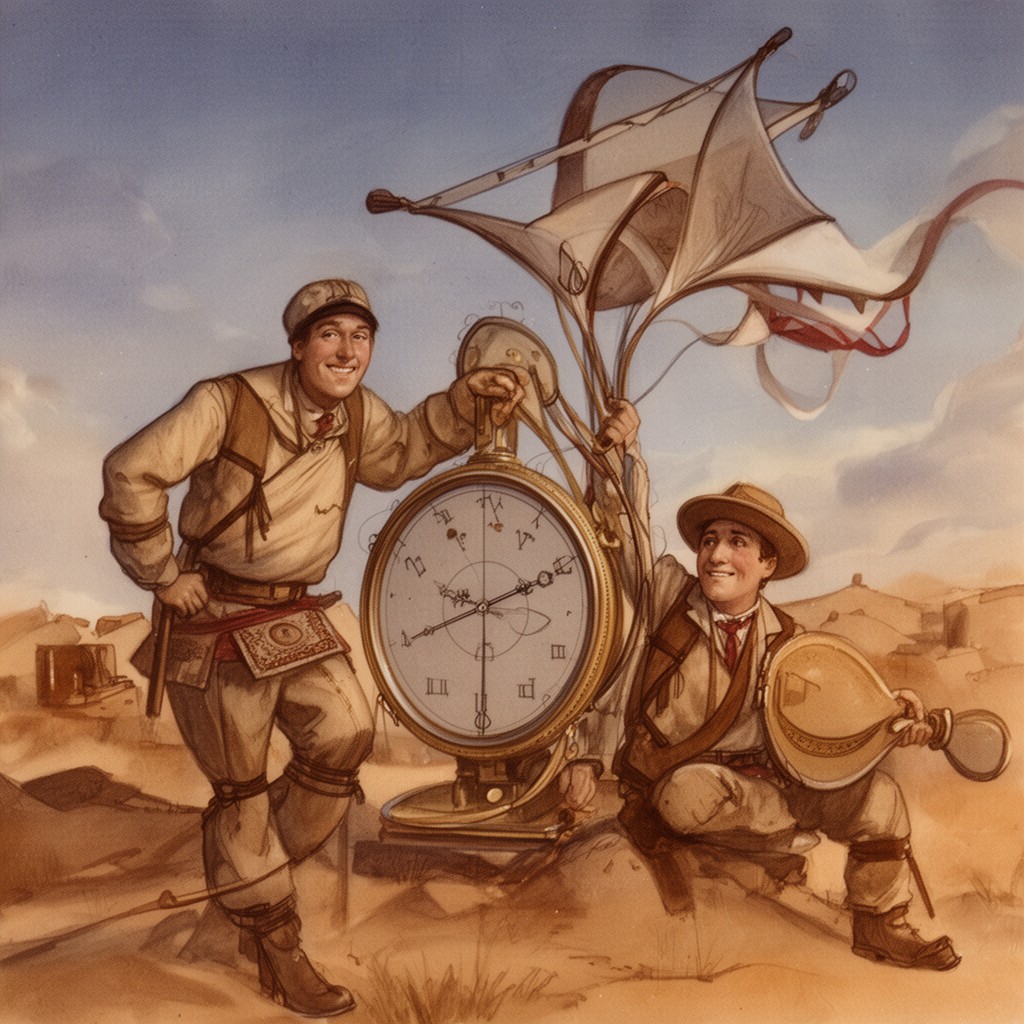 AI-generated illustration of The Desert Song (1929 film)