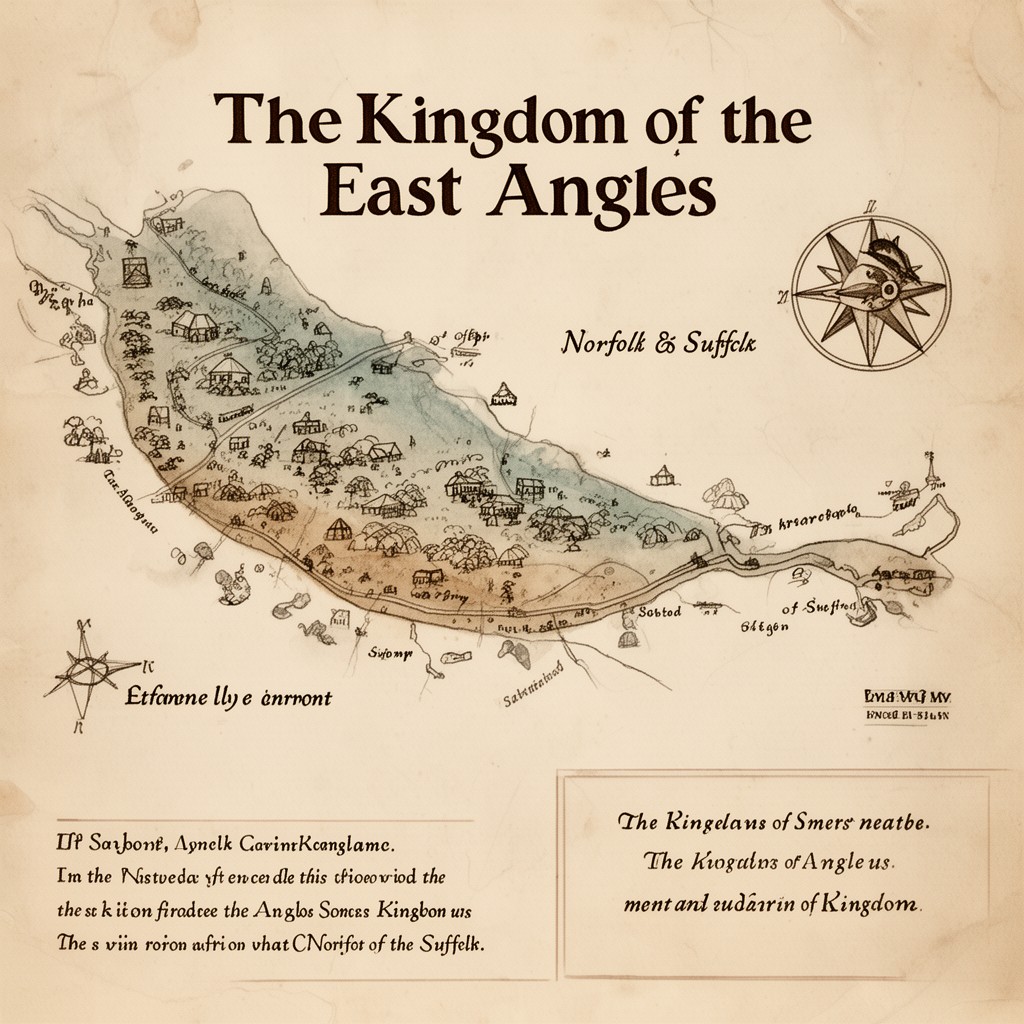 AI-generated illustration of Kingdom of the East Angles