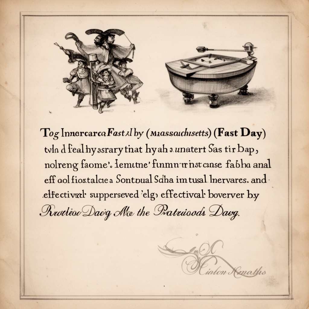 AI-generated illustration of Fast Day (Massachusetts)
