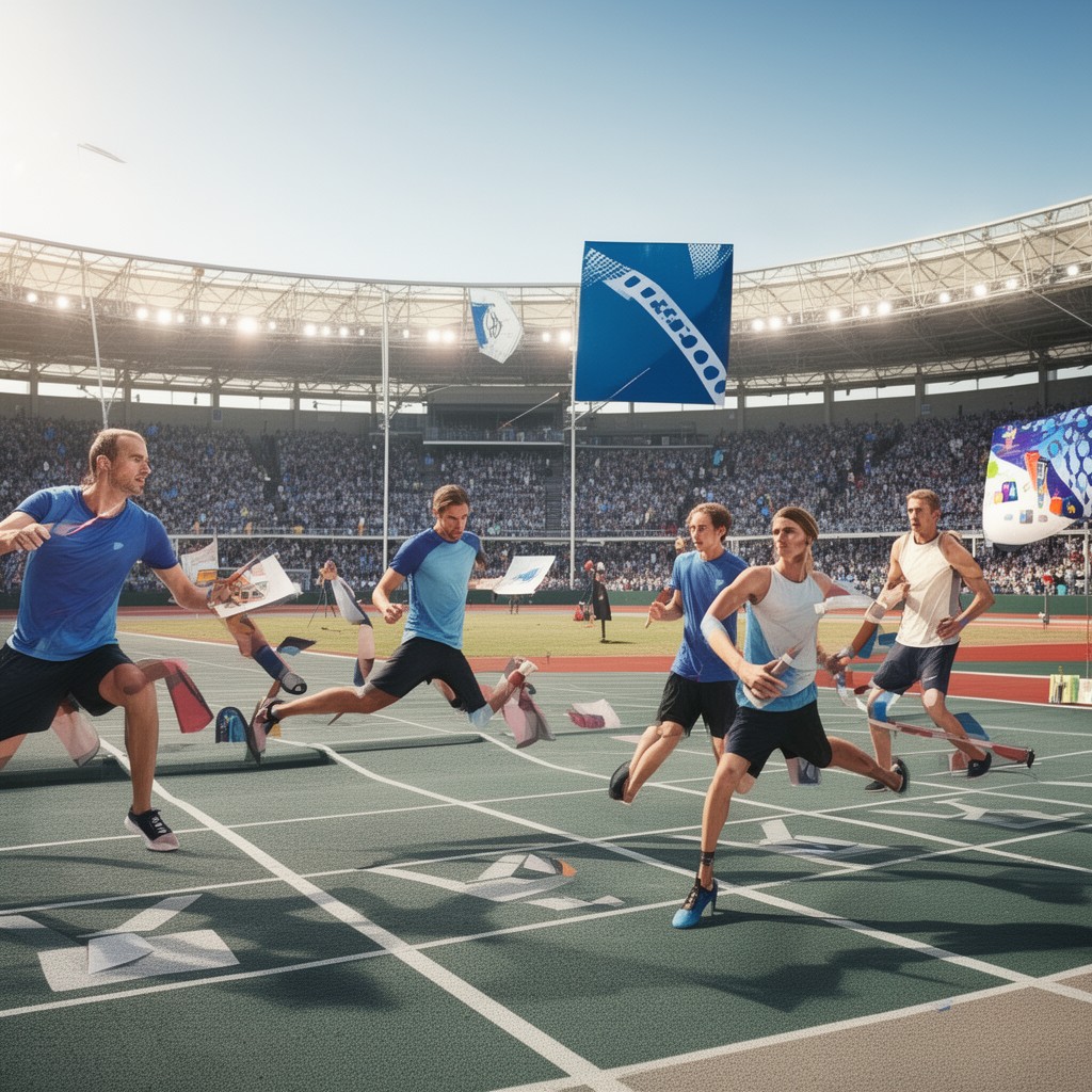 AI-generated illustration of World Athletics