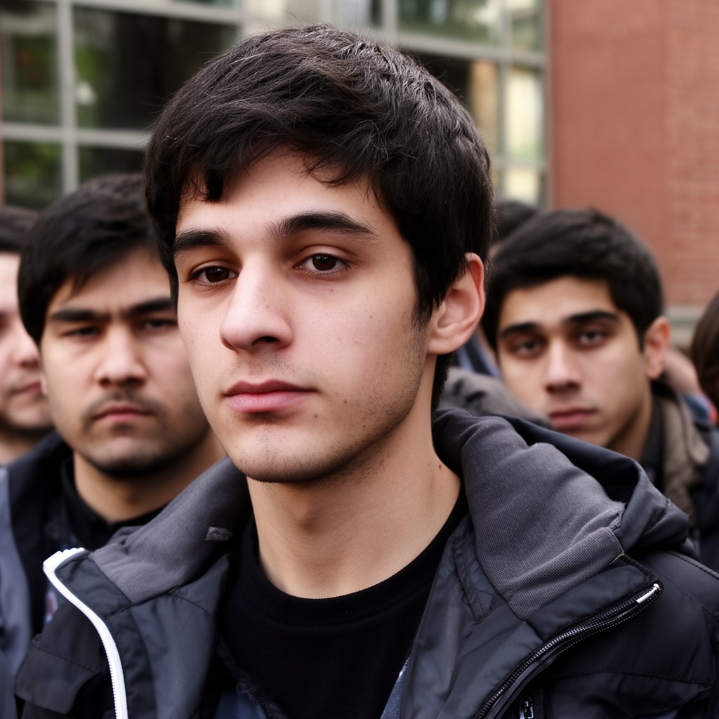 AI-generated illustration of Tamerlan Tsarnaev