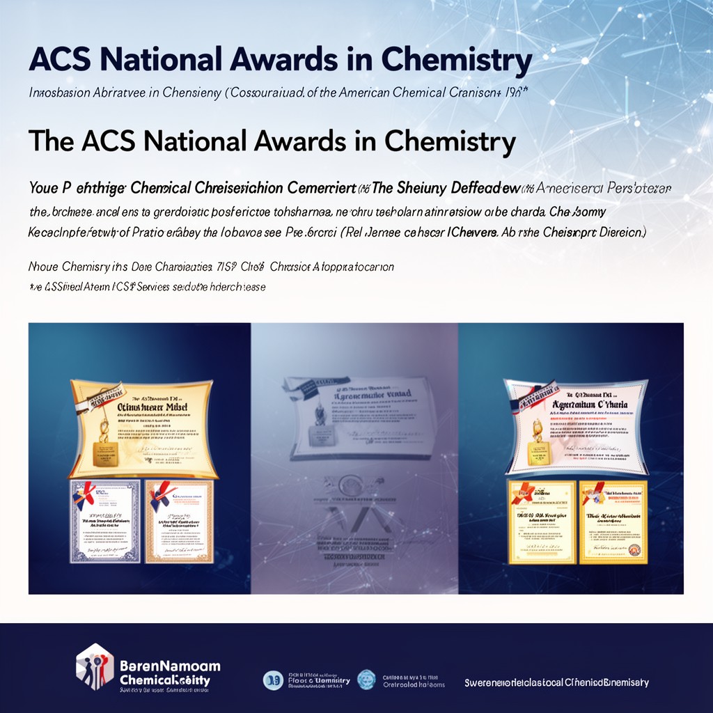 AI-generated illustration of ACS National Awards in Chemistry