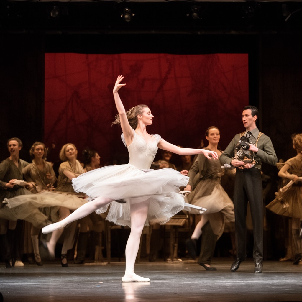 AI-generated illustration of The Informer (ballet)