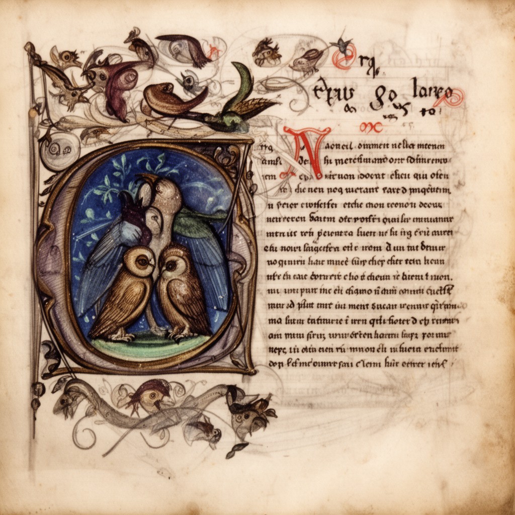 AI-generated illustration of Jesus College Oxford MS 29