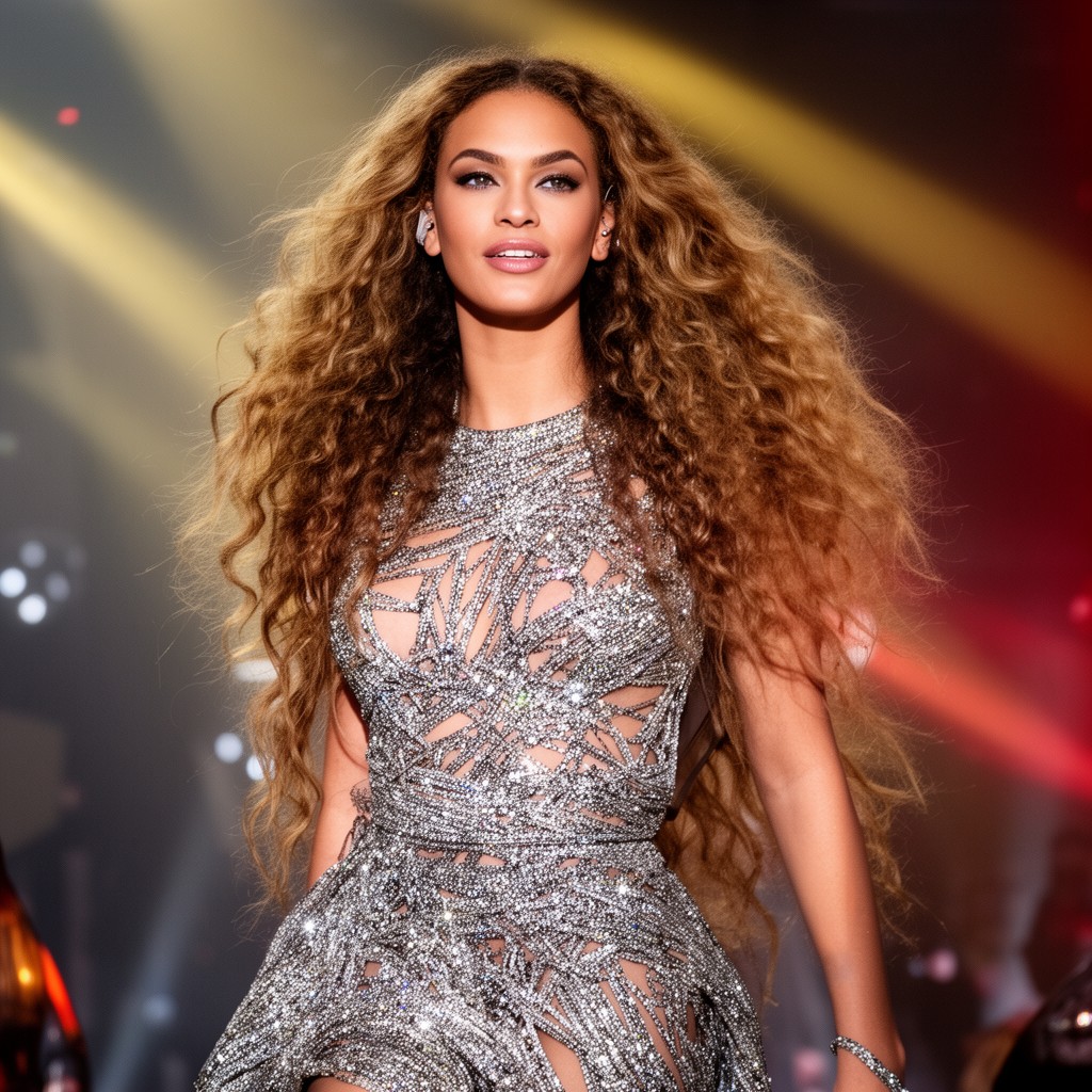 AI-generated illustration of Beyoncé