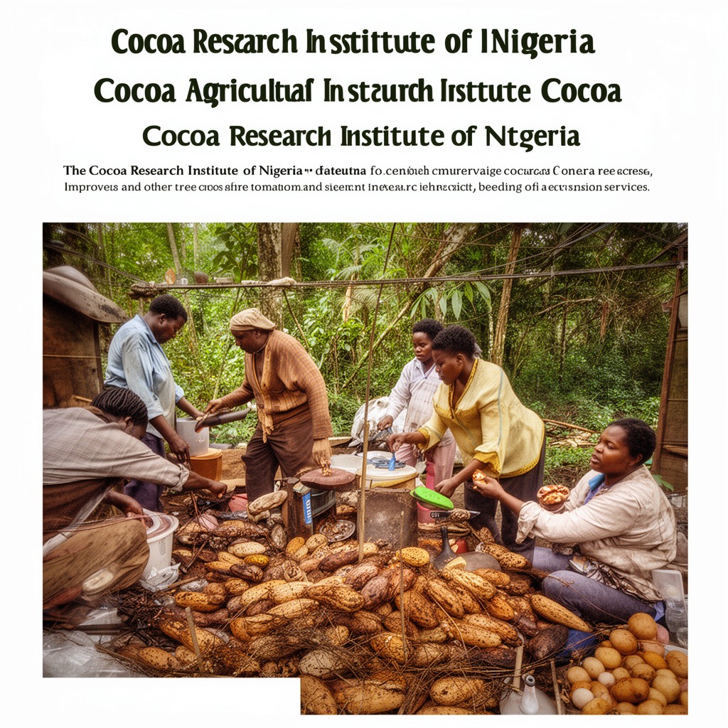 AI-generated illustration of Cocoa Research Institute of Nigeria