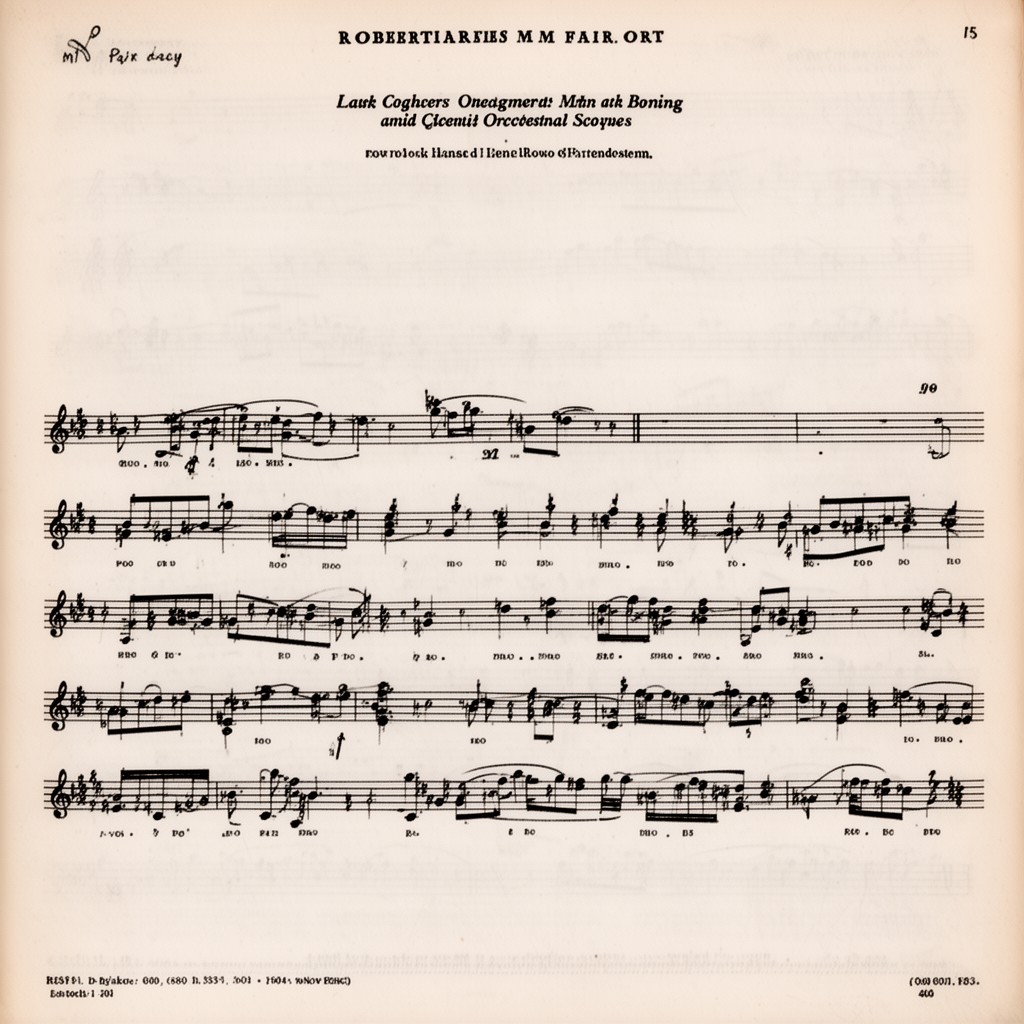AI-generated illustration of My Fair Lady (orchestration)