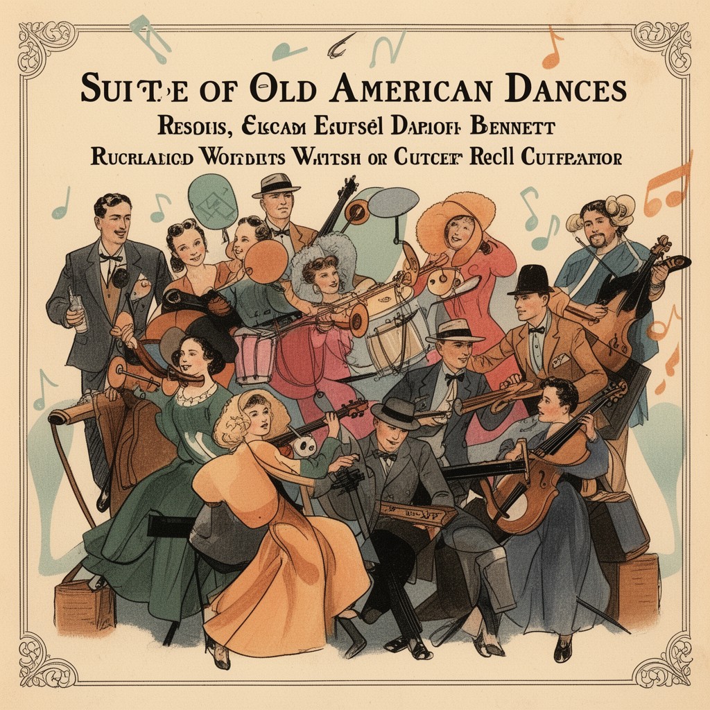 AI-generated illustration of Suite of Old American Dances
