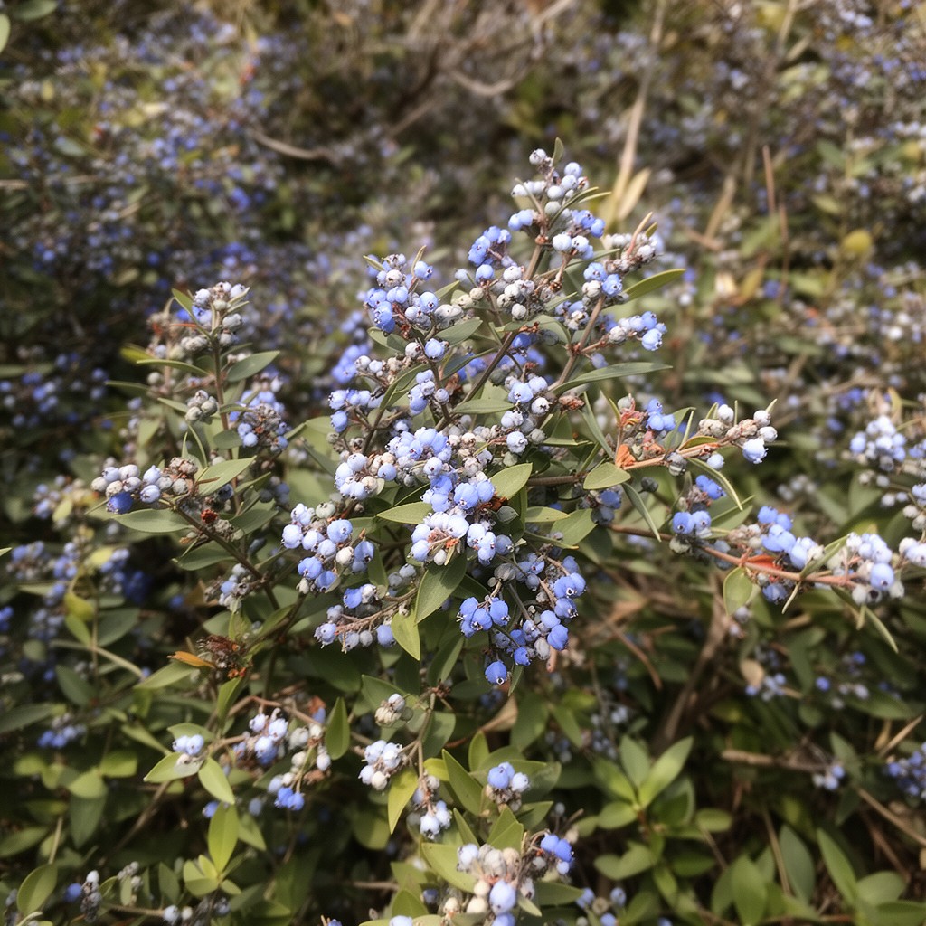 AI-generated illustration of Ceanothus