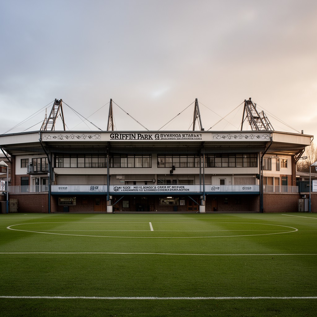 AI-generated illustration of Griffin Park