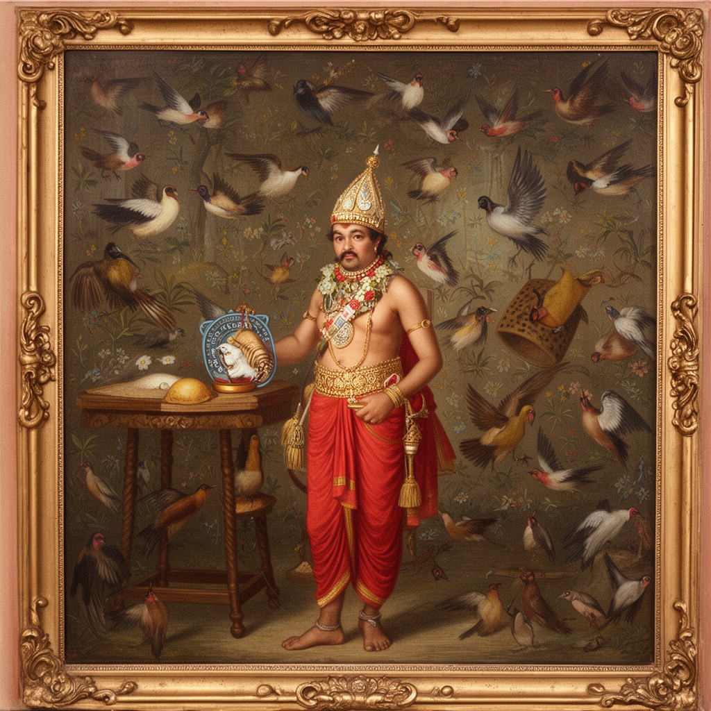 AI-generated illustration of King of Kandy