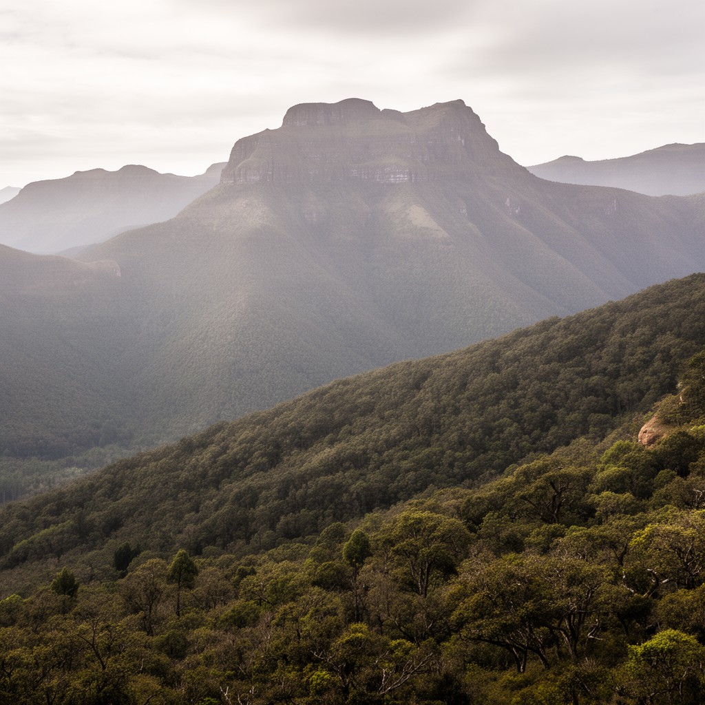 AI-generated illustration of Amathole Mountains