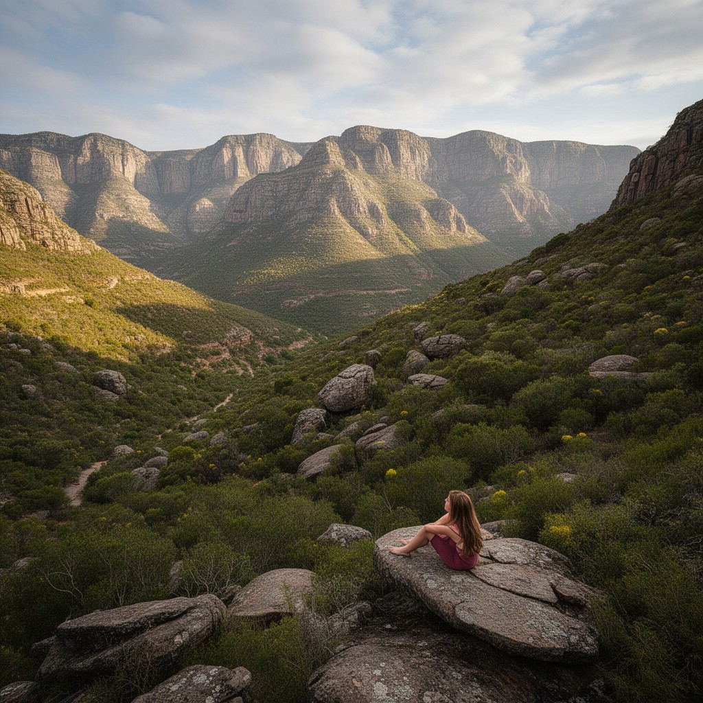 AI-generated illustration of Baviaanskloof Wilderness Area