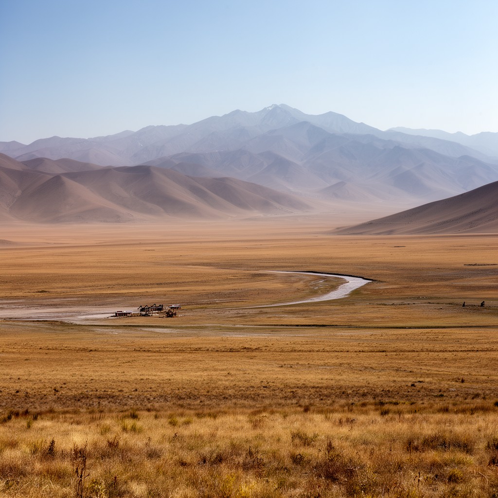 AI-generated illustration of Dzungarian Basin