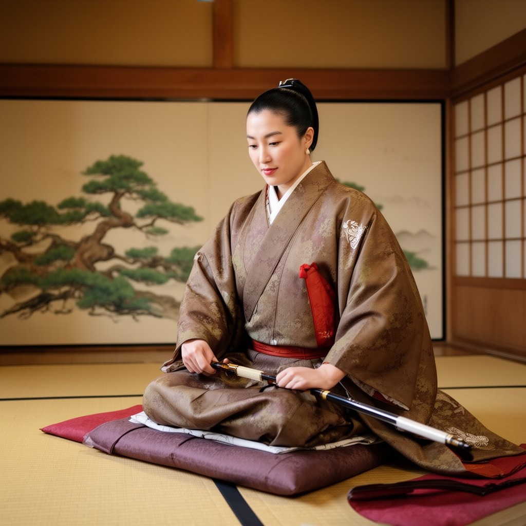 AI-generated illustration of Ōkagami