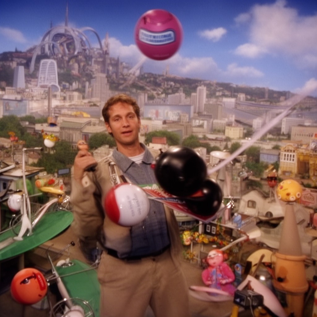 AI-generated illustration of The Truman Show