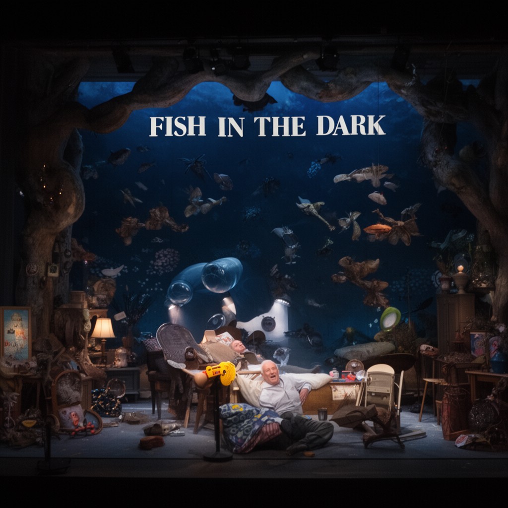 AI-generated illustration of Fish in the Dark
