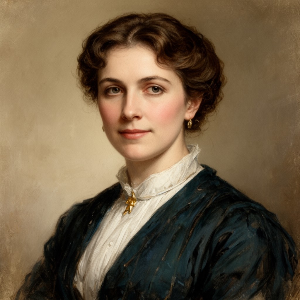 AI-generated illustration of Edith Wharton