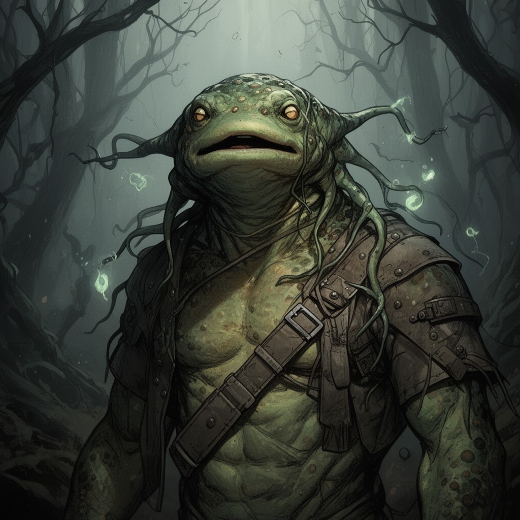 AI-generated illustration of Abe Sapien
