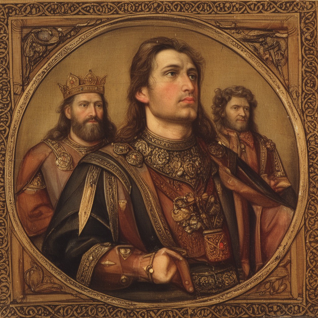 AI-generated illustration of Rudolf of Rheinfelden