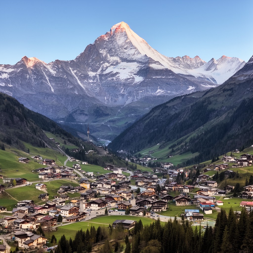 AI-generated illustration of Zermatt
