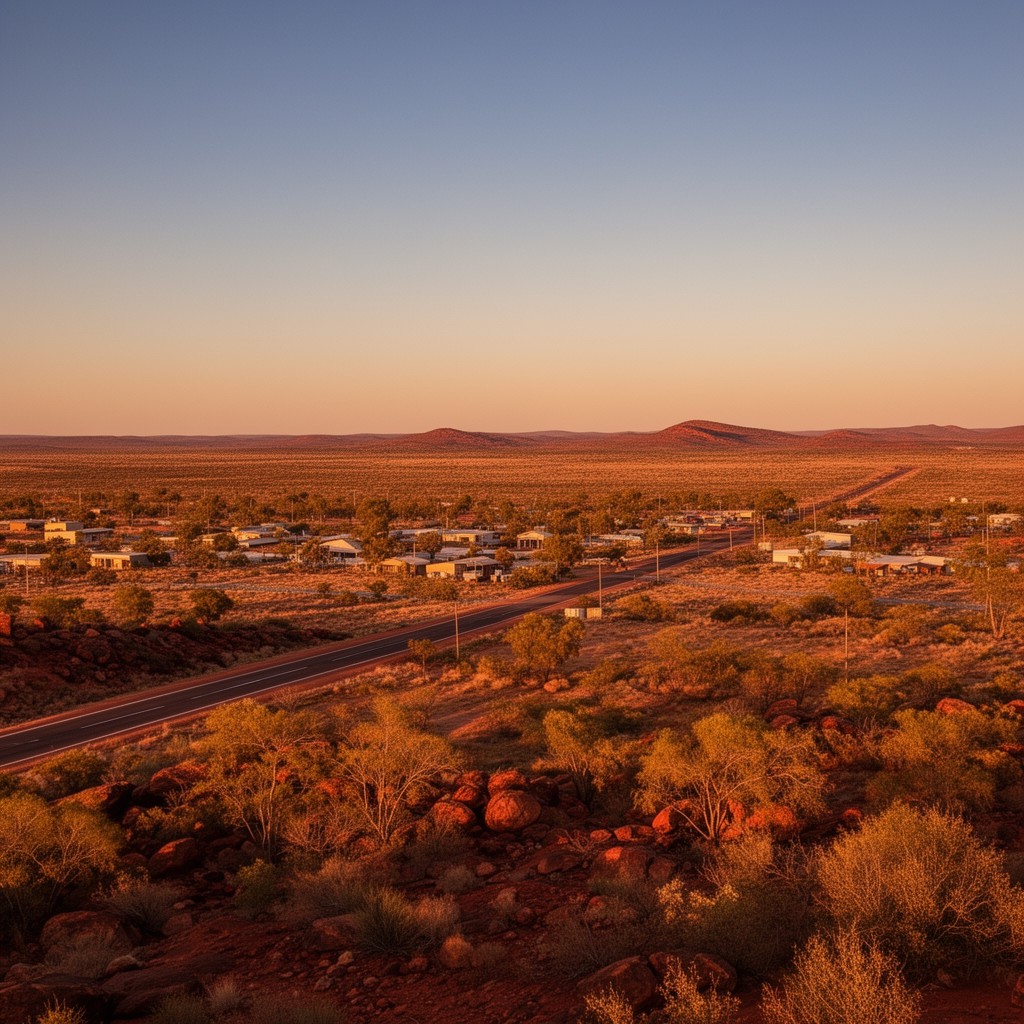 AI-generated illustration of Tennant Creek