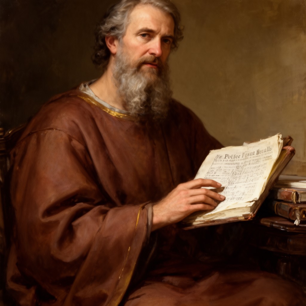 AI-generated illustration of Apostle Paul