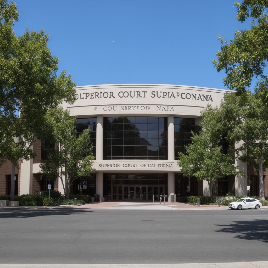AI-generated illustration of Superior Court of California, County of Napa