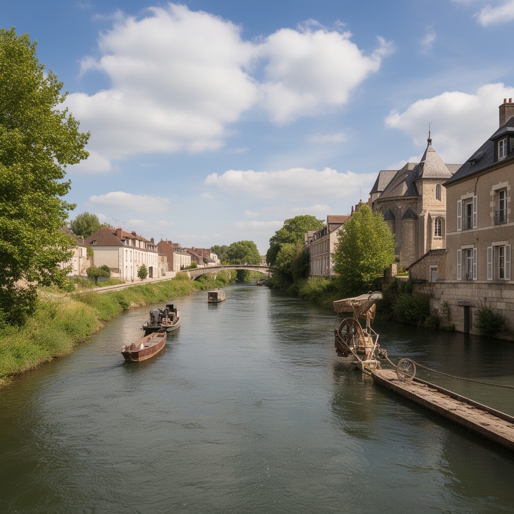AI-generated illustration of Somme River