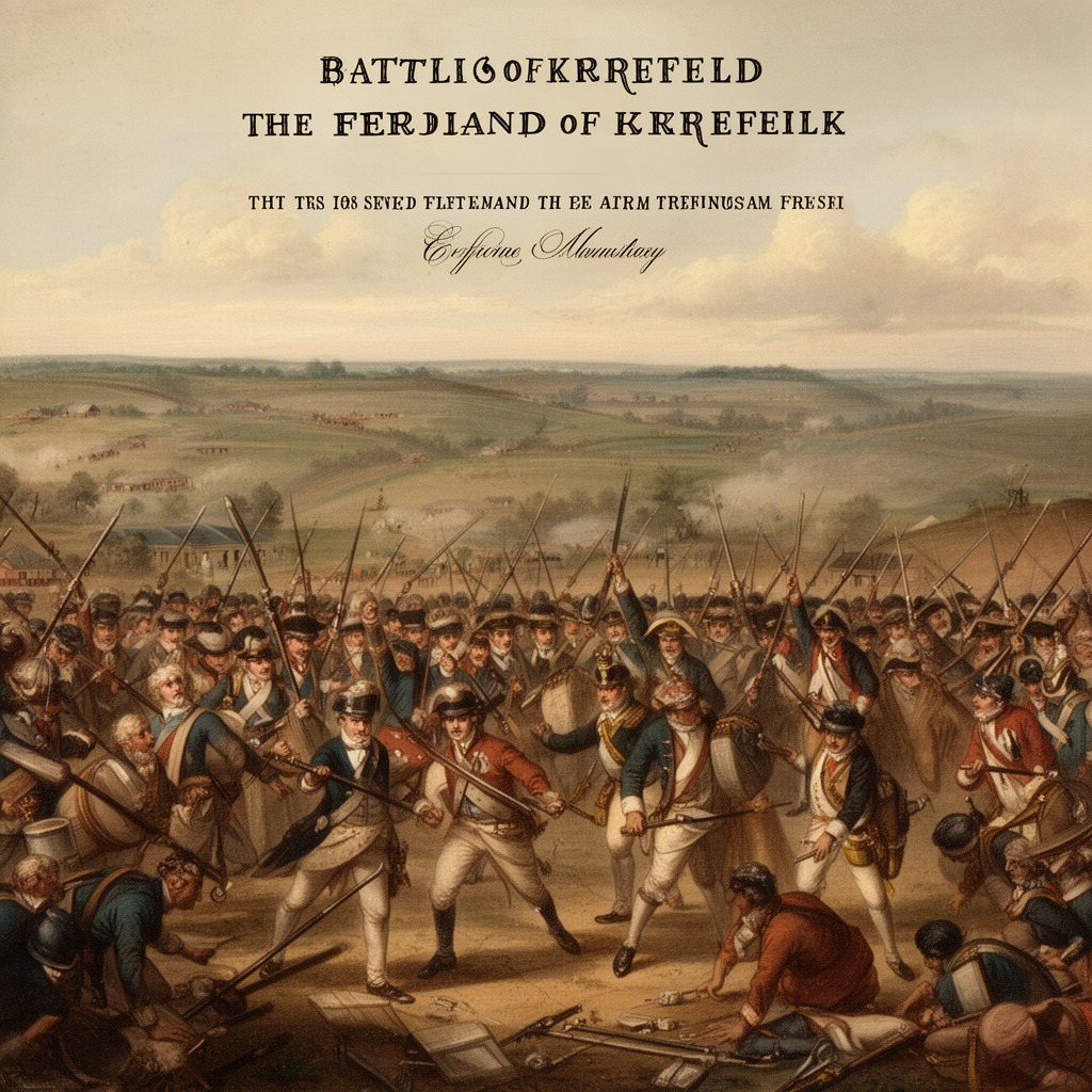AI-generated illustration of Battle of Krefeld