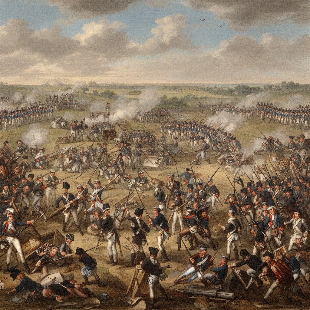 AI-generated illustration of Battle of Lutterberg (1758)